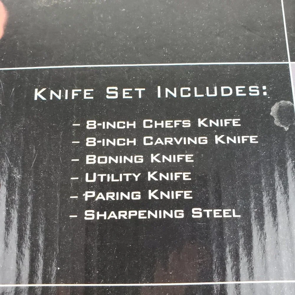 Kuchenstolz 6-Piece Cutlery Set Cutting Board NWT